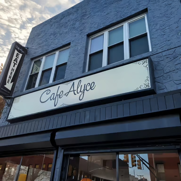 The Alyce full-service restaurant storefront in Jersey City
